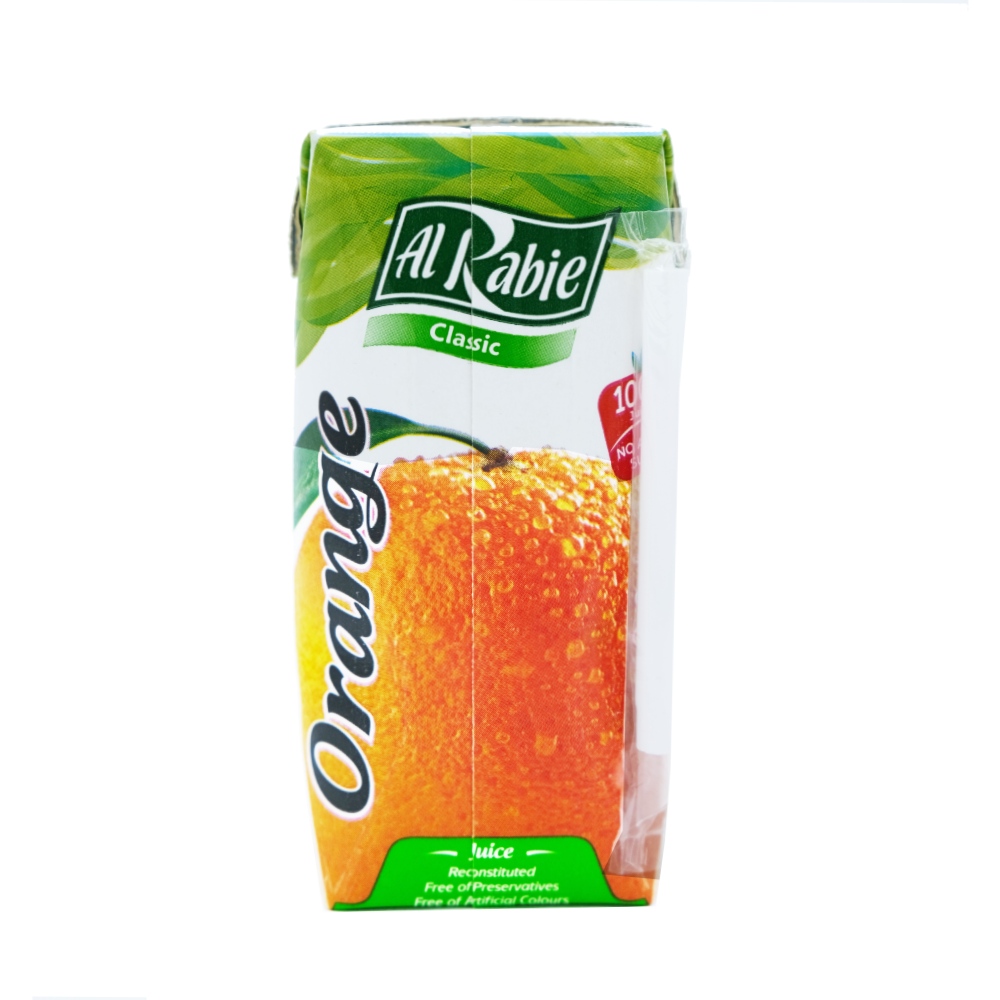 Al Rabie Orange Juice Prisma 200ml - Available at Alosra Online Supermarket