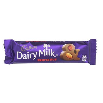 Cadbury Dairy Milk Fruit & Nut 37g - Available at Alosra Online Supermarket