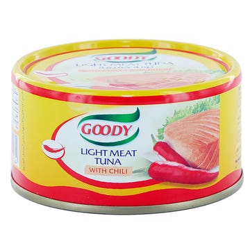 Goody Light Meat Tuna With Chili 185g - Available at Alosra Online Supermarket