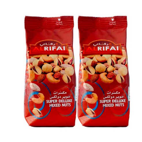 Al Rifai Mix Nuts Super Deluxe 2x200g [Special Offer] 