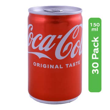 Coca-Cola Original Taste Cans 30x150ml 
