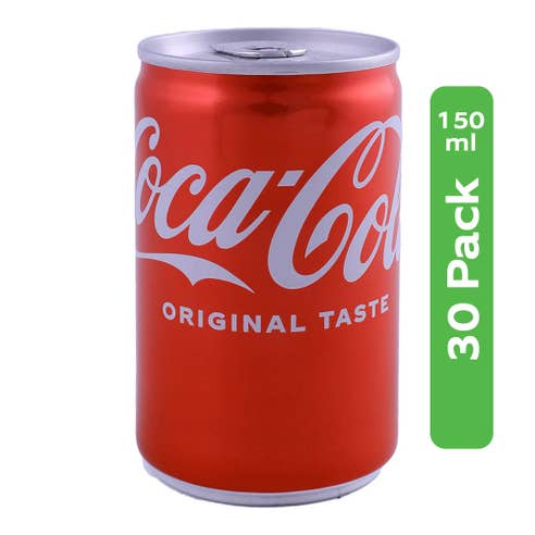 Coca-Cola Original Taste Cans 30x150ml 