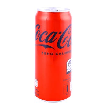 Coca-Cola Zero Calories Can 330ml - Available at Alosra Online Supermarket