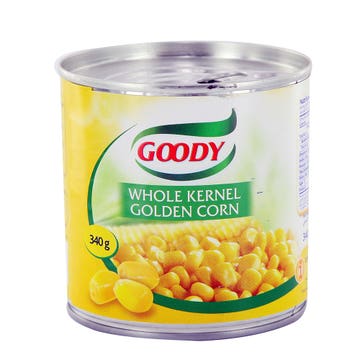 Goody Whole Kernel Golden Corn 340g - Available at Alosra Online Supermarket