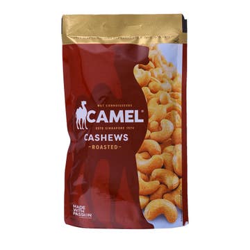 Camel Roasted Cashews 40g - Available at Alosra Online Supermarket
