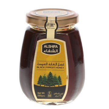 Al Shifa Black Forest Honey Jar 250g - Available at Alosra Online Supermarket