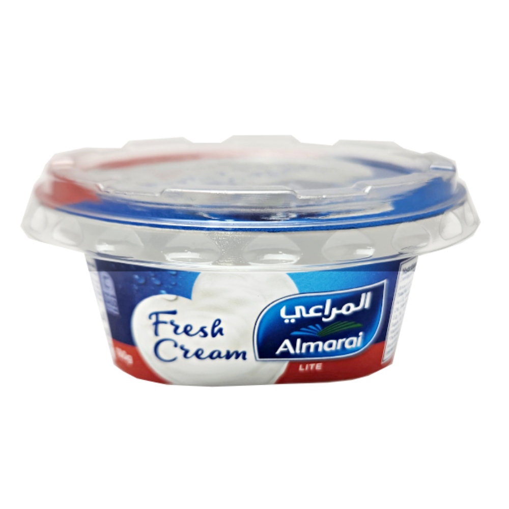 Almarai Fresh Cream Lite 100g back image