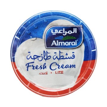 Almarai Fresh Cream Lite 100g - Available at Alosra Online Supermarket