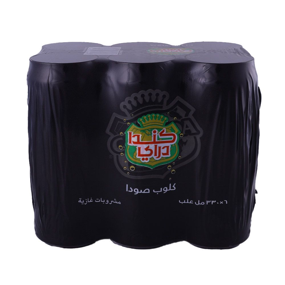 Canada Dry Club Soda Cans 300ml [6 Pack] back image