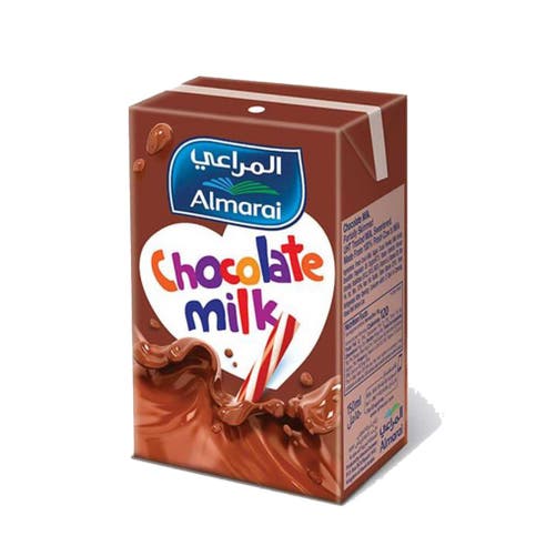 Almarai Chocolate Flavoured Milk 150ml - Available at Alosra Online Supermarket