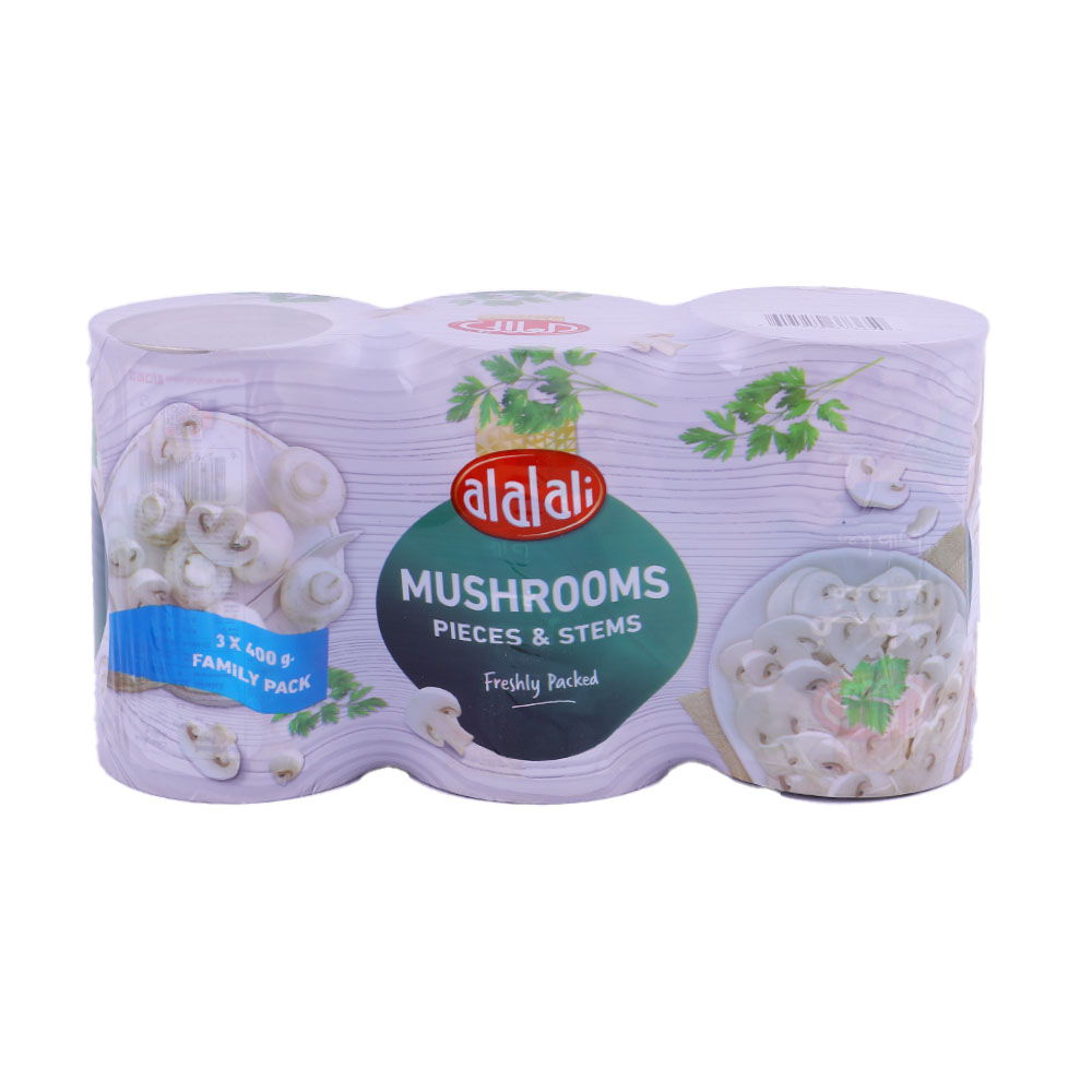 Al Alali Mushroom Pieces & Stems 3x400g [Special Offer] 