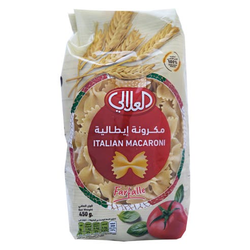Al Alali Pasta Farfalle 450g - Available at Alosra Online Supermarket