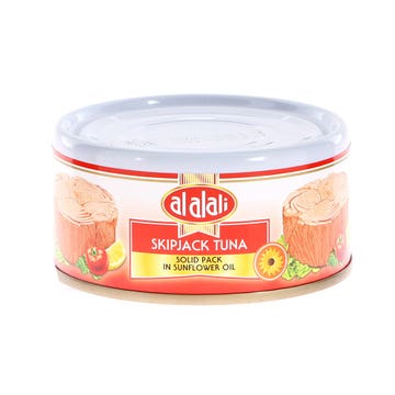 Al Alali Skipjack Tuna Solid in Sunflower Oil 170g - Available at Alosra Online Supermarket