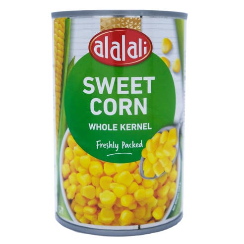 Al Alali Sweet Whole Kernal Corn 425g - Available at Alosra Online Supermarket