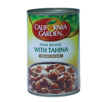 California Garden Fava Beans With Tahina 400g - Available at Alosra Online Supermarket
