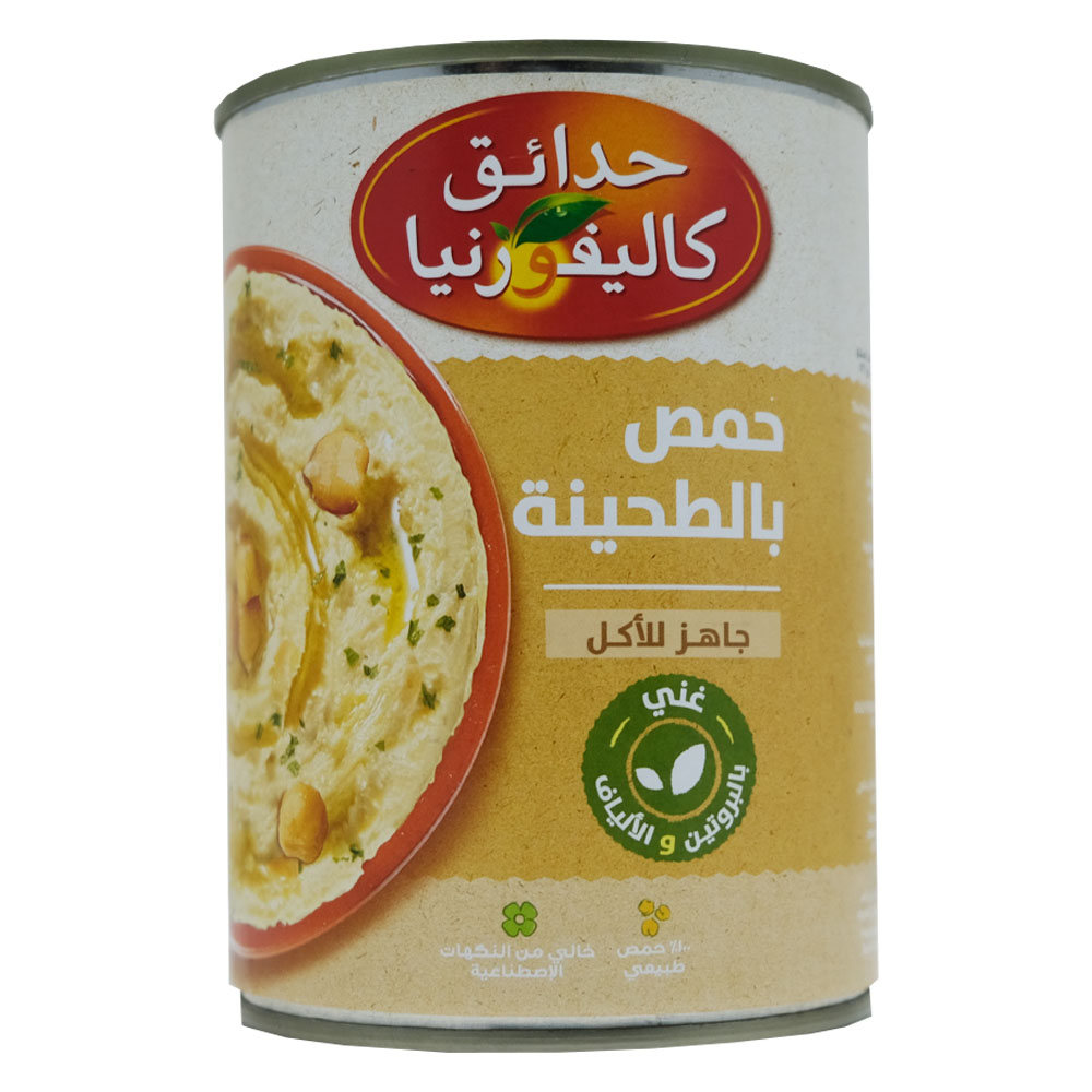California Garden Hommos Tahina Dip 400g back image