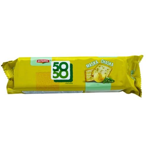 Britannia 50-50 Maska Chaska Biscuits 75g - Available at Alosra Online Supermarket