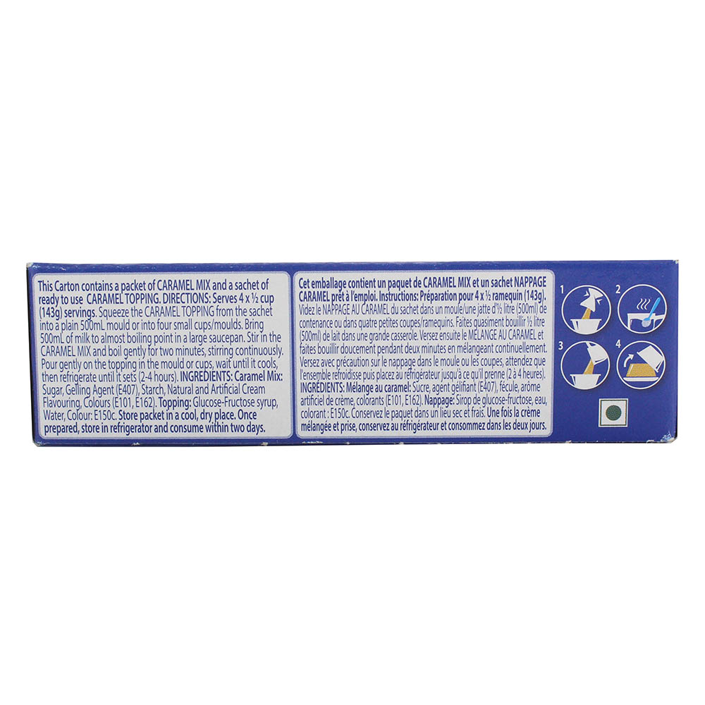 Foster Clark's Creme Caramel 71g- Product ingredients image