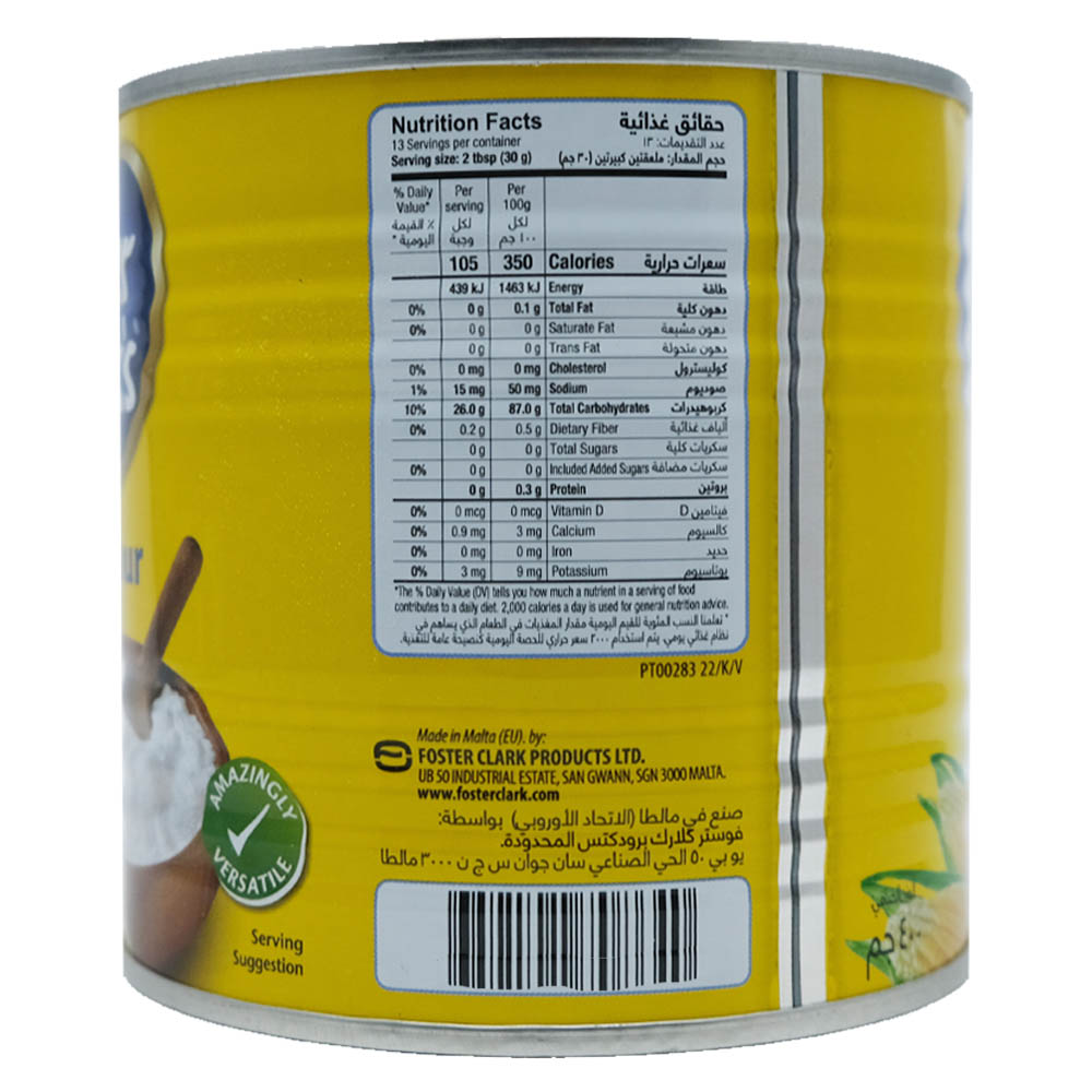 Foster Clark's Corn Flour 400g left side image