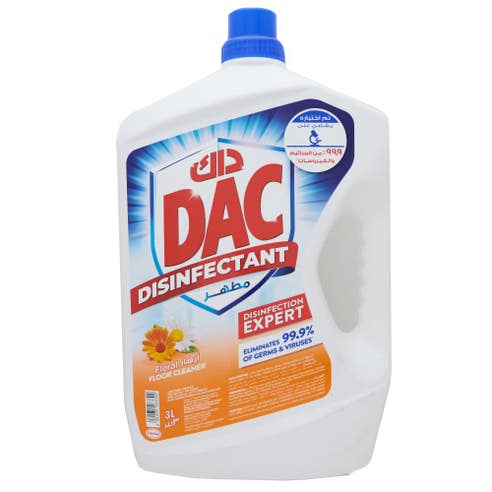 DAC Floral Disinfectant 3L - Available at Alosra Online Supermarket