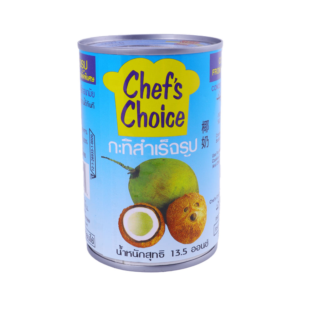 Chef's Choice Coconut Milk 400ml back image