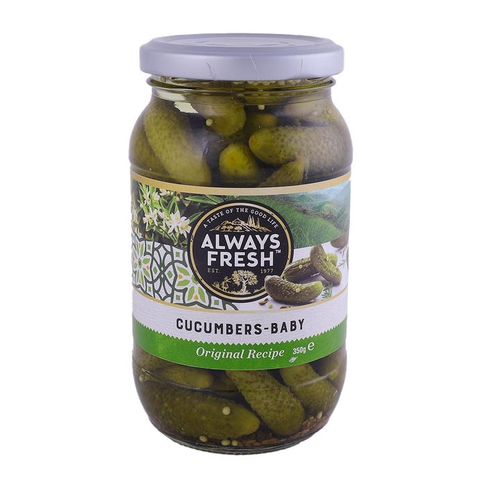 Always Fresh Baby Cucumbers 350g - Available at Alosra Online Supermarket