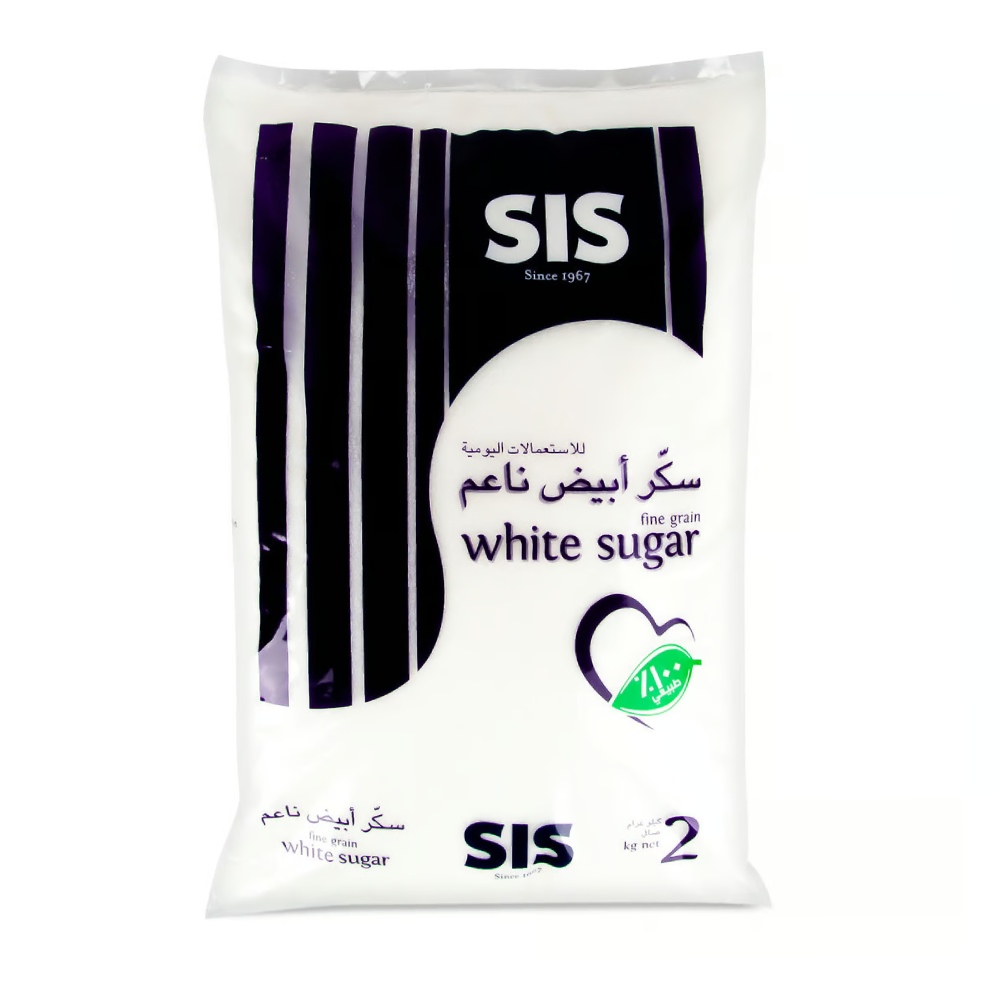 Sis Pure Cane Sugar 2Kg - Available at Alosra Online Supermarket