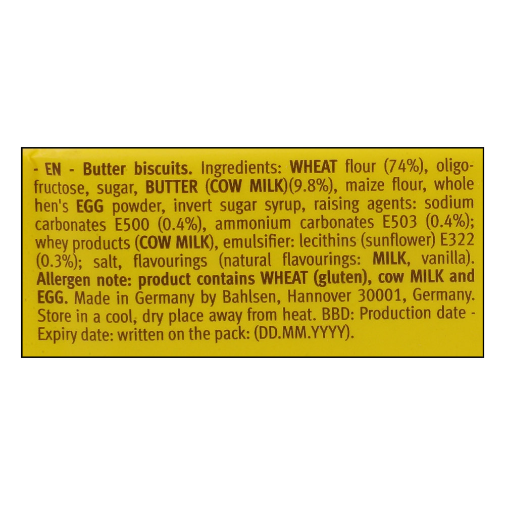 Bahlsen Leibniz Diet Biscuits 200g right side image