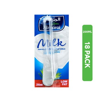Almarai UHT Low Fat Milk with Added Vitamins 18x200ml