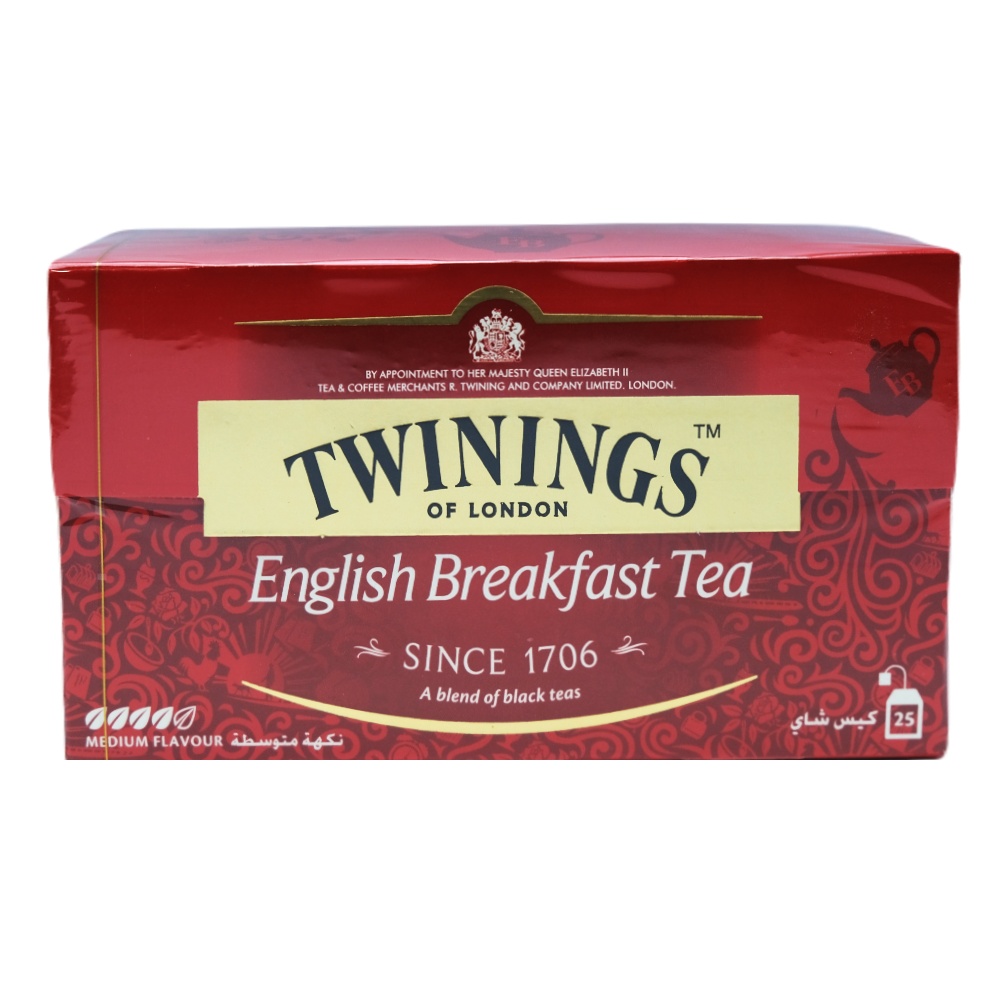 Twinings English Breakfast Tea 25's - Available at Alosra Online Supermarket
