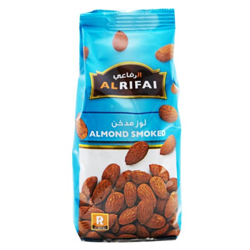 Al Rifai Smoked Almonds 200g - Available at Alosra Online Supermarket