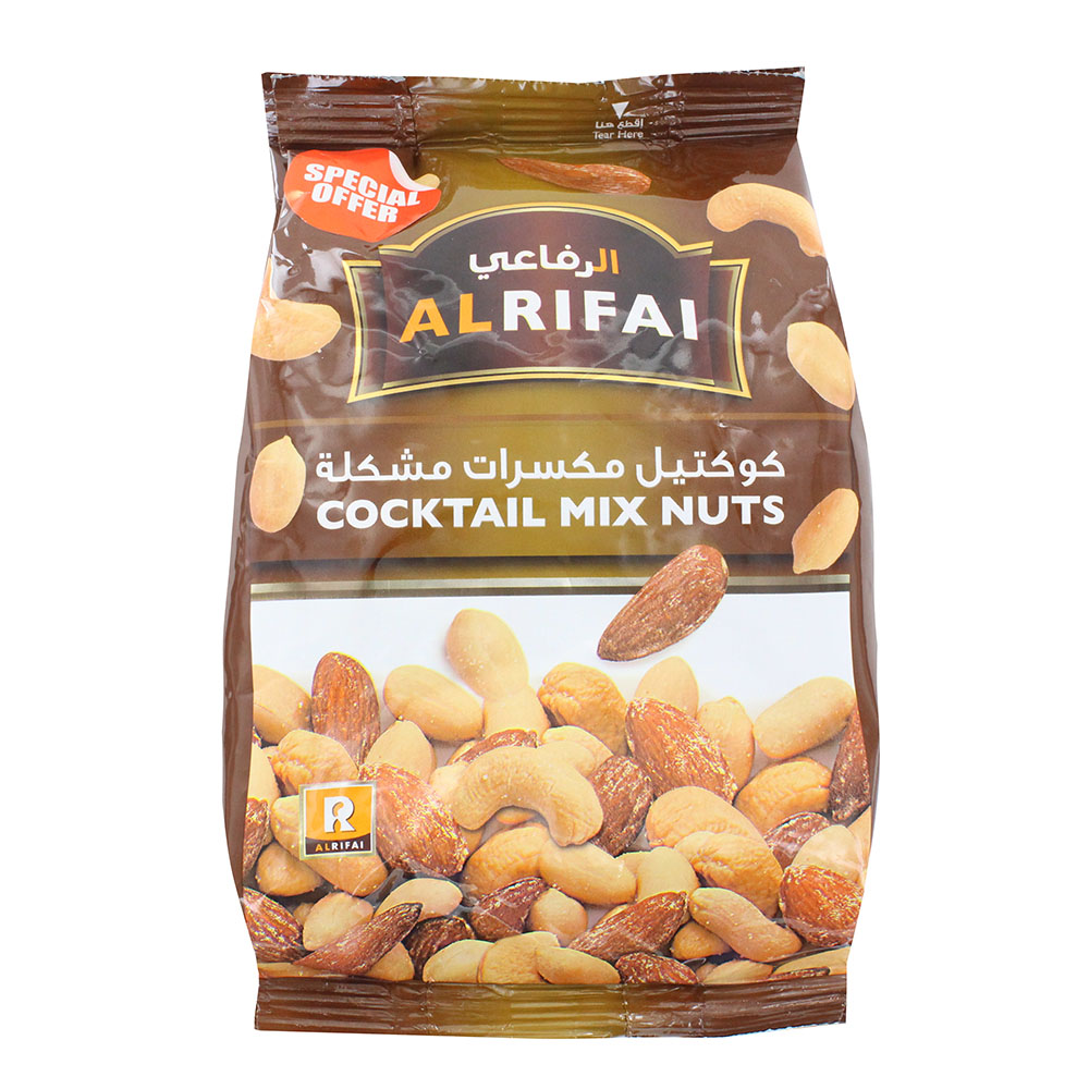 Al Rifai Cocktail Mixed Nuts 500g - Available at Alosra Online Supermarket