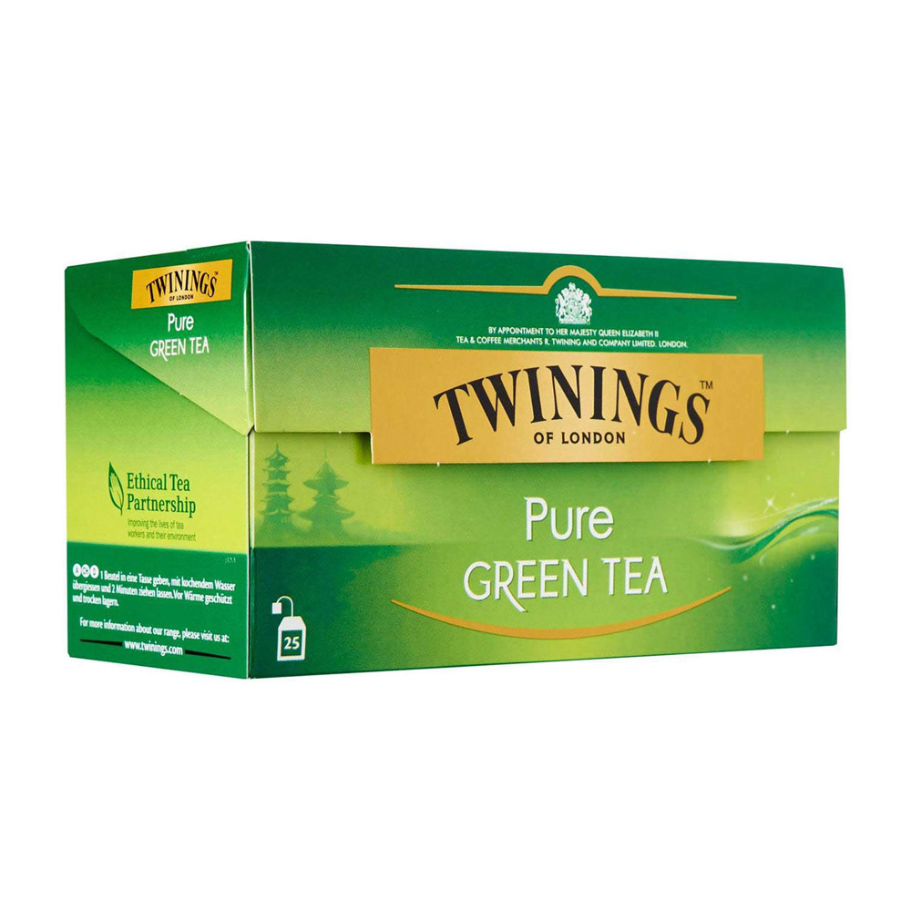 Twinings Pure Green Tea 25's - Available at Alosra Online Supermarket