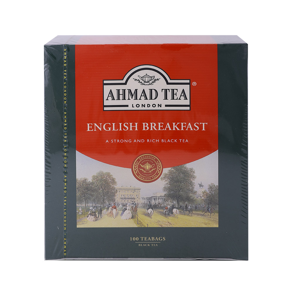 Ahmed Tea English Breakfast 100 Tea Bags - Available at Alosra Online Supermarket