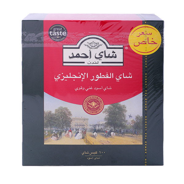 Ahmad Tea English Breakfast 100 Tea Bags 200g [Special Offer] back image