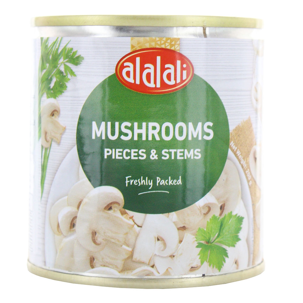 Al Alali Mushrooms Pieces & Stems 200g - Available at Alosra Online Supermarket
