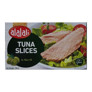 Al Alali Tuna Slices In Olive Oil 100g - Available at Alosra Online Supermarket