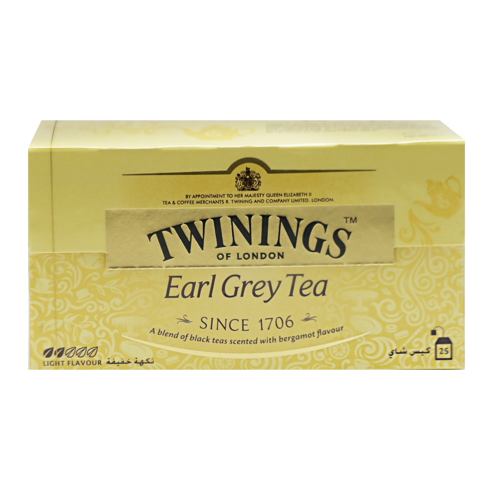 Twinings Earl Grey Tea Bags 25's - Available at Alosra Online Supermarket