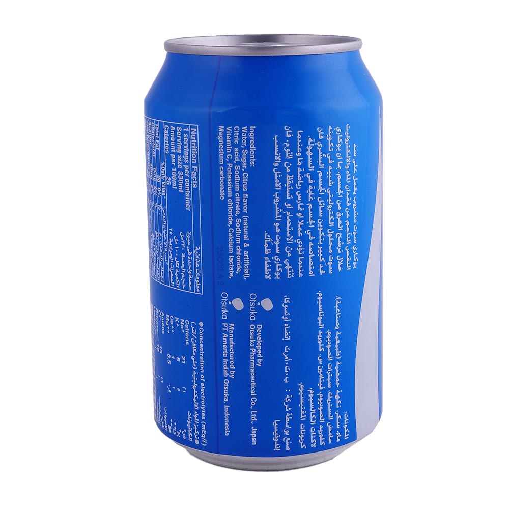 Pocari Sweat Can 330ml back image