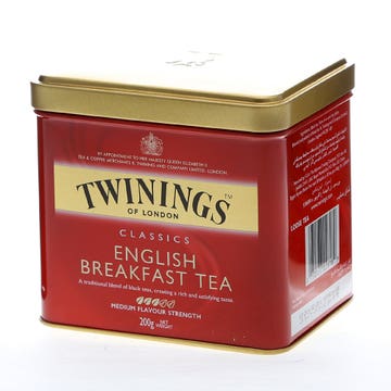 Twinings Classics English Breakfast Tea Tin 200g - Available at Alosra Online Supermarket