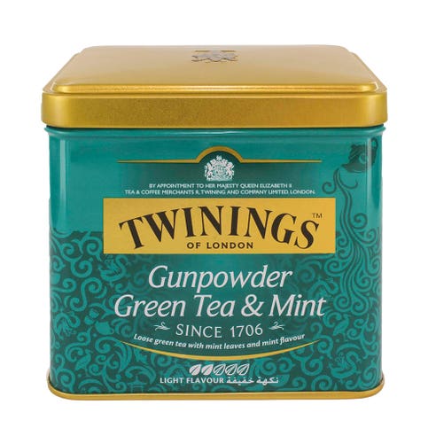 Twinings Gunpowder Green Tea & Mint 200g - Available at Alosra Online Supermarket