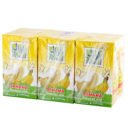 Awal Banana Flavour Milk 250ml [6 Pack] - Available at Alosra Online Supermarket