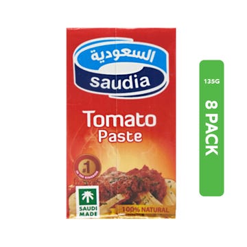 Saudia Tomato Paste 8x135g