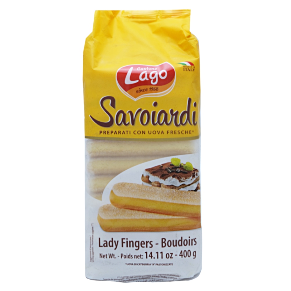 Gastone Lago Savoiardi Lady Fingers Boudoirs 400g - Available at Alosra Online Supermarket