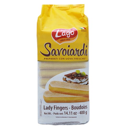 Gastone Lago Savoiardi Lady Fingers Boudoirs 400g - Available at Alosra Online Supermarket
