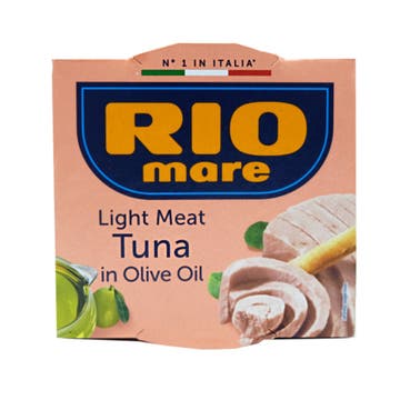 Rio Mare Light Meat Tuna in Olive Oil 160g - Available at Alosra Online Supermarket