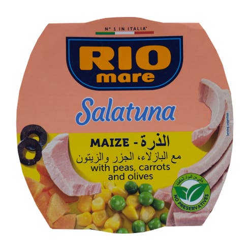 Rio Mare Salatuna with Corn (Mais) 160g - Available at Alosra Online Supermarket
