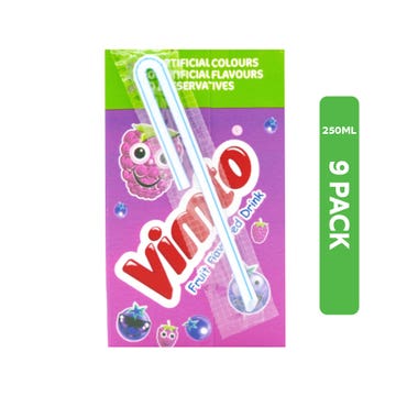 Vimto Fruit Drink Tetra Pack 9x250ml