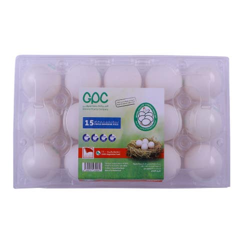 Farm Fresh Bahraini Eggs [15 Pack] - Available at Alosra Online Supermarket