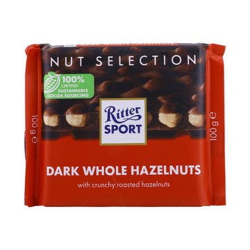 Ritter Sport Whole Hazelnuts Chocolate 100g - Available at Alosra Online Supermarket